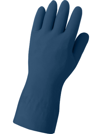 FrogWear® 150 Chemical Handling Gloves - latex - blue