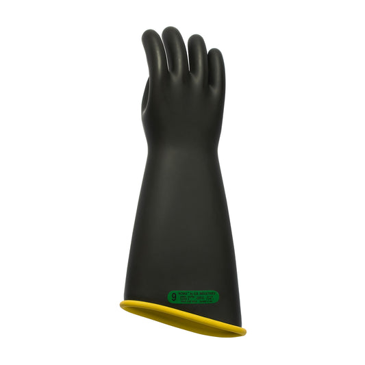 PIP NOVAX 151-3-18 Class 3 Rubber Insulating Glove with Contour Cuff - 18"