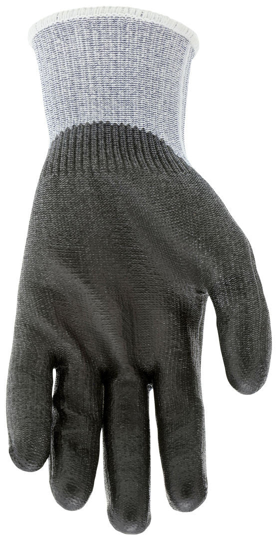 92753PU - MCR Safety CutPro® - 13 Gauge HyperMax® HPPE Shell - Cut, Abrasion, and Puncture Resistant - Polyurethane (PU) Coated Palm and Fingertips