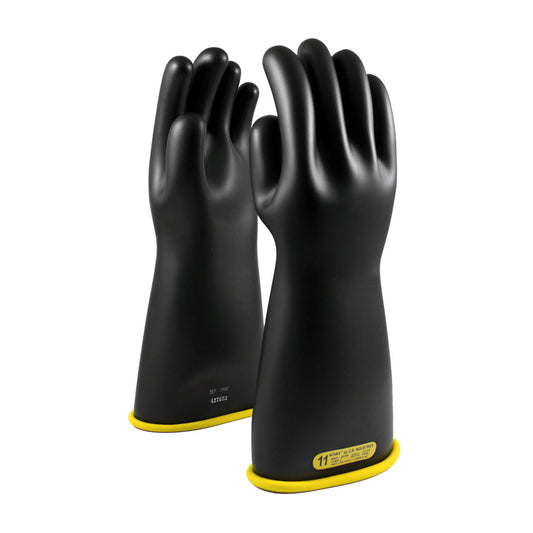 PIP NOVAX 152-2-16 Class 2 Rubber Insulating Glove with Straight Cuff - 16"