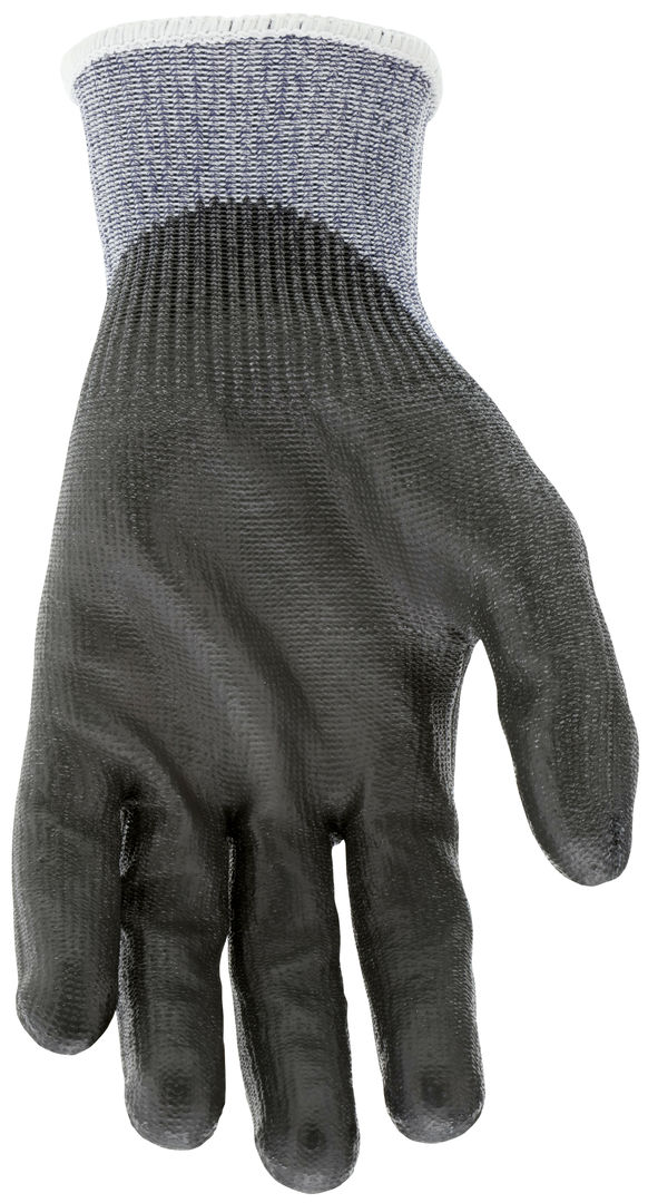92793PU - MCR Safety CutPro® - 13 Gauge HyperMax® HPPE Shell - Cut, Abrasion and Puncture Resistant - Polyurethane (PU) Coated Palm Provides Excellent Cut and Abrasion Resistance