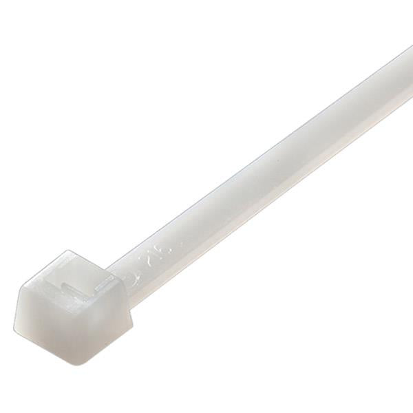 ACT Intermediate Cable Ties, 8", Natural, 100 per Pack (AL-08-40-9-C)