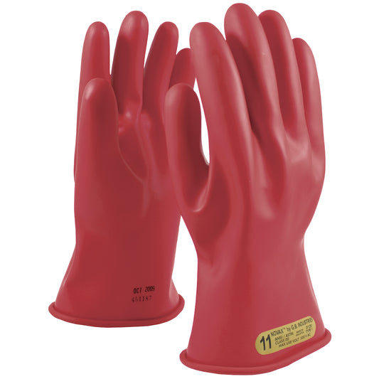 PIP NOVAX 153-00-11 Class 00 Rubber Insulating Glove with Straight Cuff - 11"