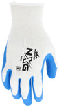 9680 - MCR Safety NXG® Work Gloves - 10-Gauge Cotton/Polyester Shell - Blue Latex Palm and Fingertips - NXG® Provides Premium Quality, Comfort and Fit - A Great Choice for Long Workdays