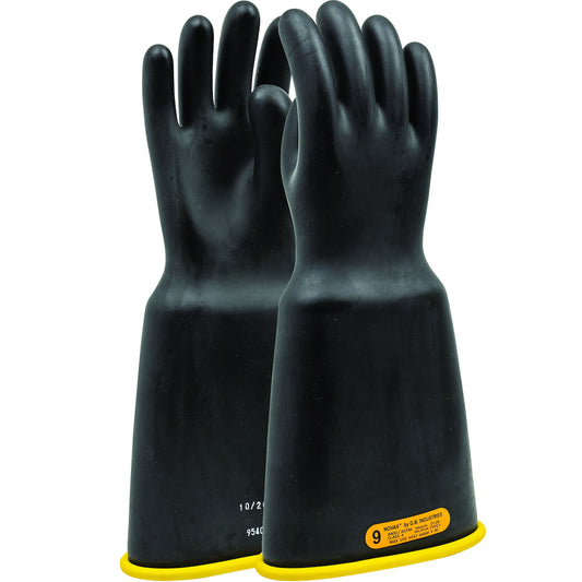 PIP NOVAX 154-4-16 Class 4 Rubber Insulating Glove with Bell Cuff - 16"