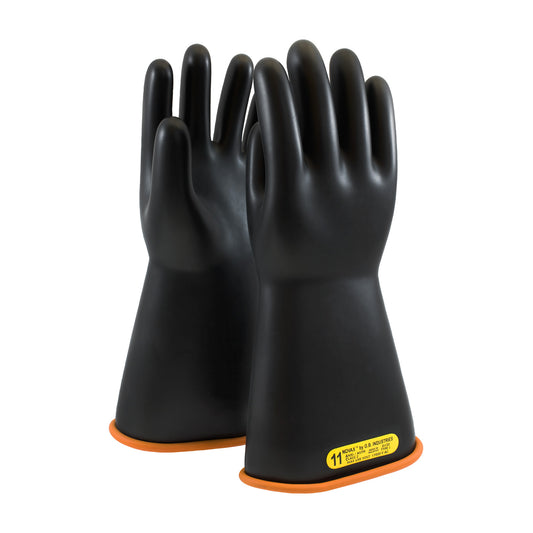 PIP NOVAX 155-2-14 Class 2 Rubber Insulating Glove with Straight Cuff - 14"
