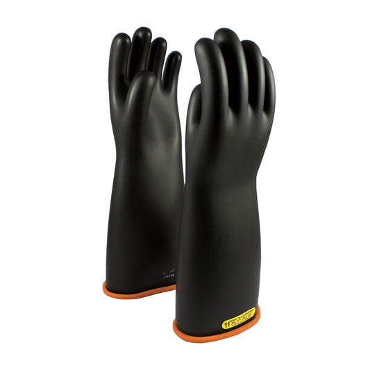 PIP NOVAX 155-2-18 Class 2 Rubber Insulating Glove with Straight Cuff - 18"