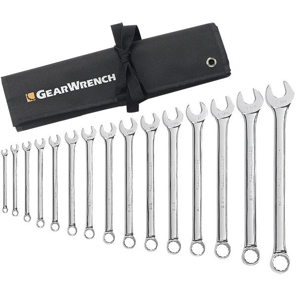 GearWrench 12-Point Long Pattern Combination Wrench Sets