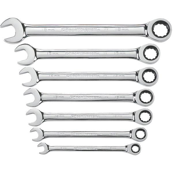 GearWrench 12-Point Ratcheting Combination Wrench Sets