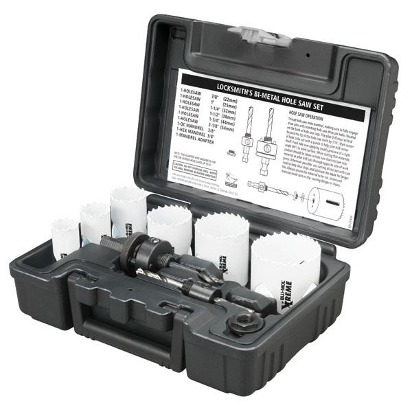 Disston Blu-Mol Xtreme Bi-Metal Locksmith's 9-Piece Hole Saw Kit