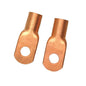 Southwire Commercial Grade Booster Cable, 4 ga, 20' Copper Lugs, 3/8" Hole (For 1 ga & 2 ga Battery Cables), 2/Pkg