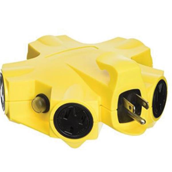 Southwire 5-Outlet Adapter w/ Circuit Breaker