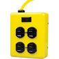 Southwire Yellow Jacket 4-Outlet Metal Power Block