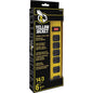 Southwire Yellow Jacket 6-Outlet Metal Power Strip, 6', Yellow/Black