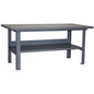 Extra-Heavy-Duty Work Table, 8000 lb Capacity, 34"H x 60"W x 36"D, Gray