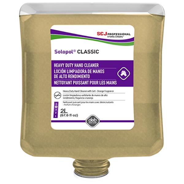 SC Johnson Professional Solopol Classic Heavy Duty Hand Cleaner, 2 L Refill, 4/Case