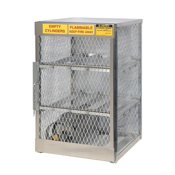 Justrite Pressurized Gas Cylinder Lockers