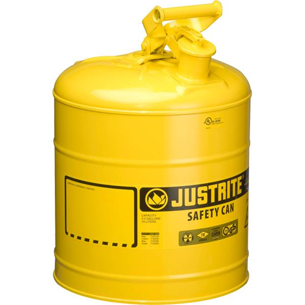 Justrite Type I Safety Cans