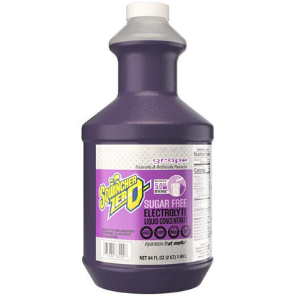 Sqwincher Zero Liquid Concentrate, 64 oz Bottles, 5 gal Yield