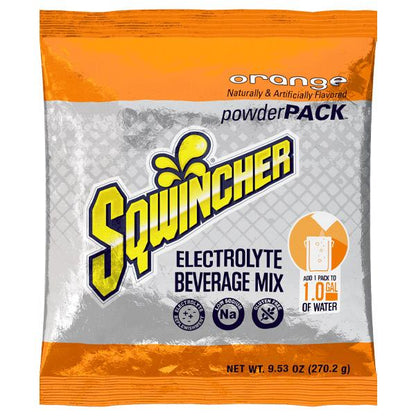 Sqwincher Regular Powder Packs, 9.53 oz Packs, 1 gal Yield