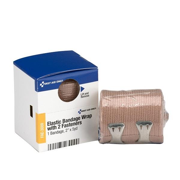 Elastic Wrap Bandage, 2" x 5 yd