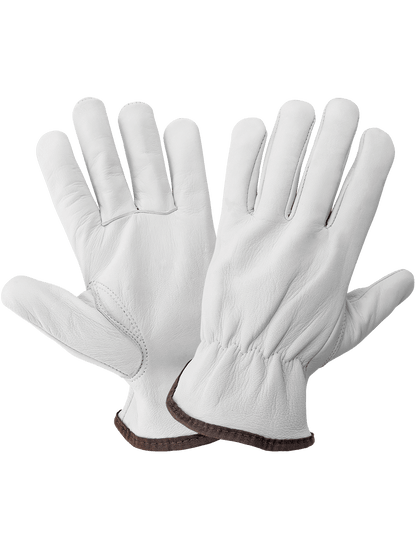 Global Glove - 3200GE - Leather Drivers Gloves - red