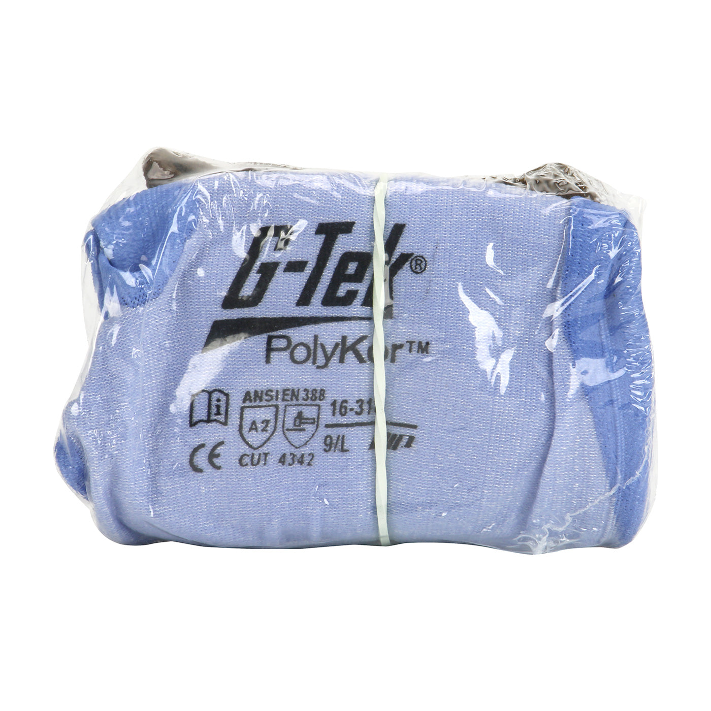 G-Tek 16-322V – Seamless Knit PolyKor® Blended Glove with Polyurethane Coated Flat Grip on Palm & Fingers - Vend-Ready