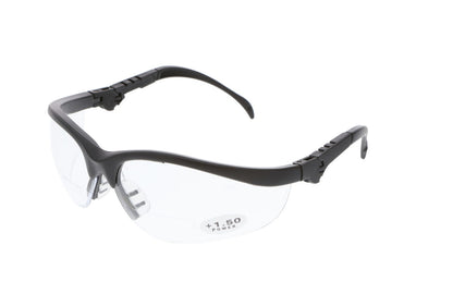 MCR Safety KD3 - Klondike® KD3 Safety Glasses - 5 Position Ratchet Action Spatula Temples - Adjustable Temple Length - Soft TPR Nosepiece — manufacturer image 7