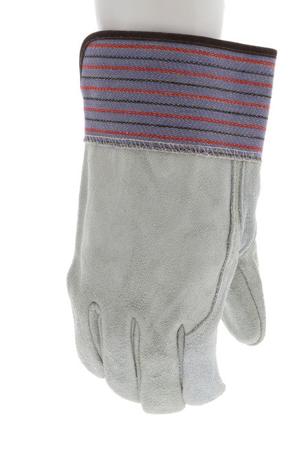 16090_ -16090L - 136907 - 360 - Leather palm work gloves – MCR Safety Group 16090 – premium split leather with double palm, f