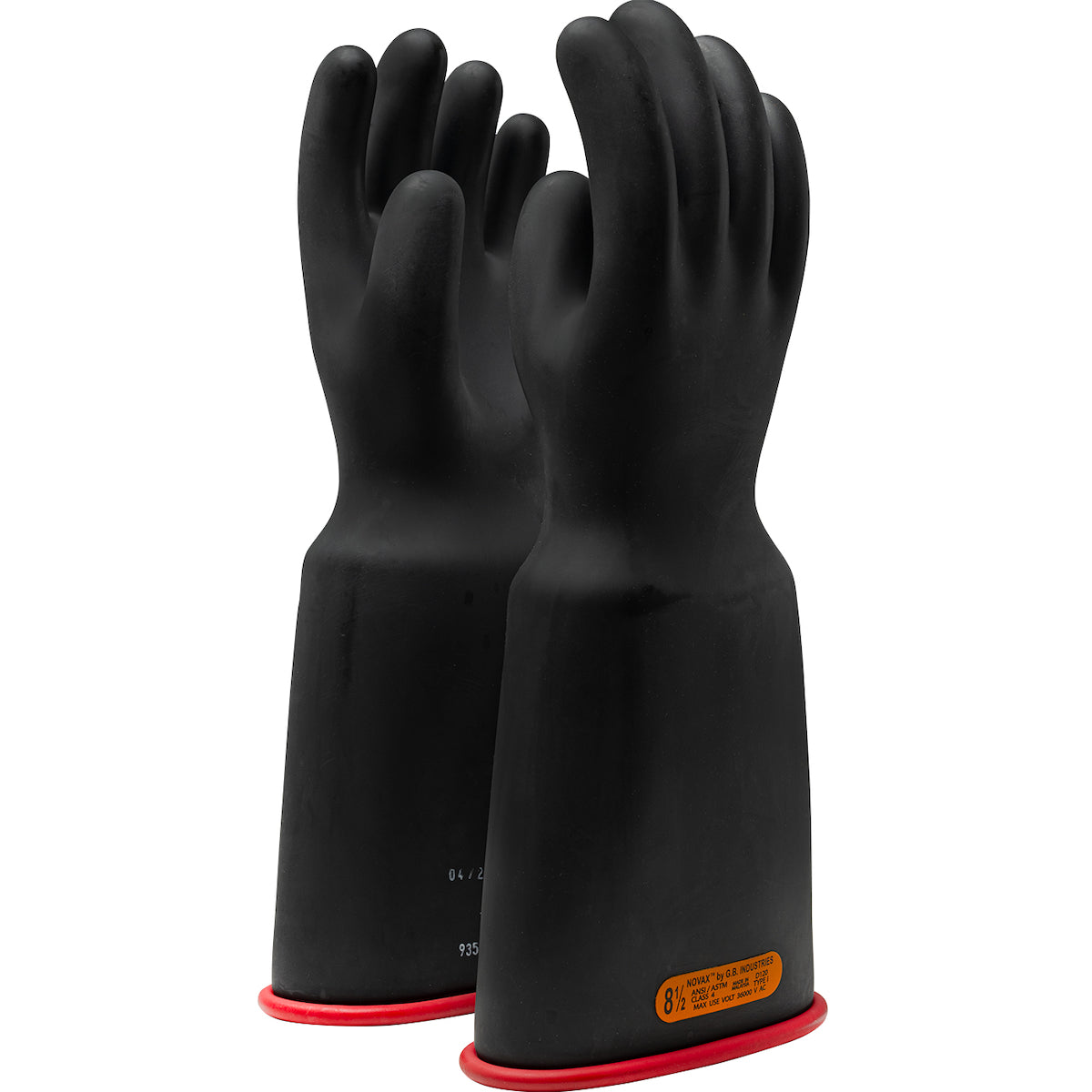 PIP NOVAX 161-4-16 Class 4 Rubber Insulating Glove with Bell Cuff - 16"