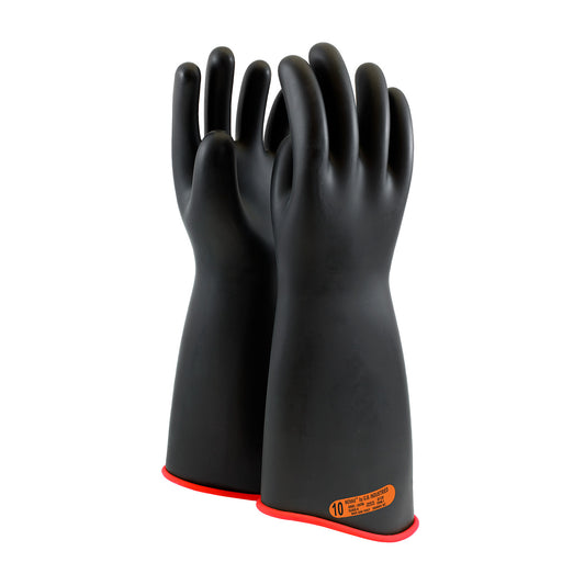 PIP NOVAX 162-4-18 Class 4 Rubber Insulating Glove with Contour Cuff - 18"