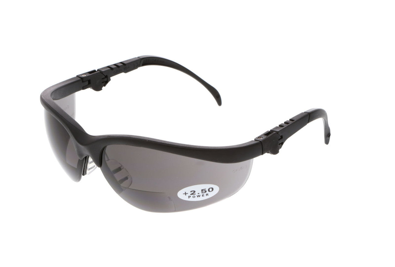 MCR Safety KD3 - Klondike® KD3 Safety Glasses - 5 Position Ratchet Action Spatula Temples - Adjustable Temple Length - Soft TPR Nosepiece — manufacturer image 17