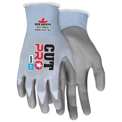 MCR Safety Cut Pro Gloves w/ Light Blue Hypermax Shell