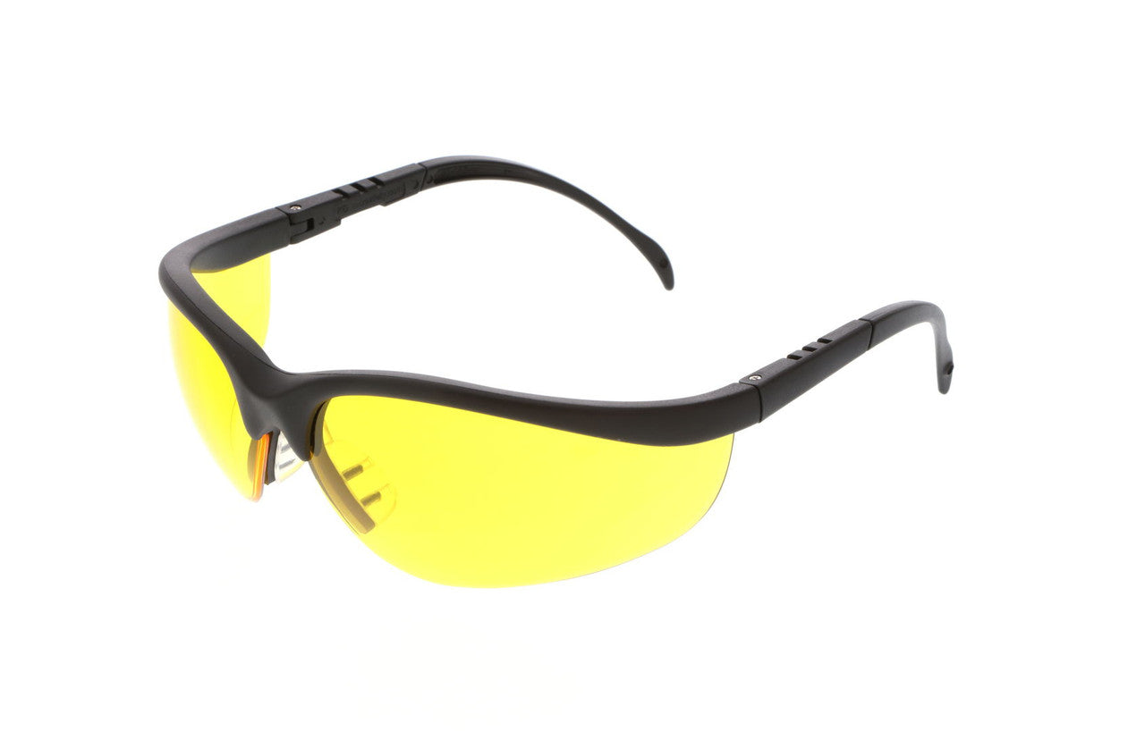 MCR Safety KD1 - Klondike® KD1 Series Safety Glasses - Soft, Comfortable and Secure TPR Nose Piece - Adjustable Temple Length — manufacturer image 2