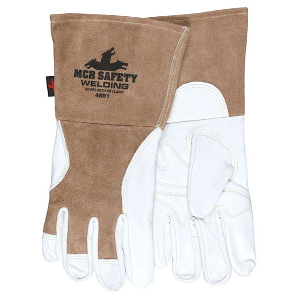 MCR Safety Top Grain Goatskin Welding Drivers w/ Split Leather Backs