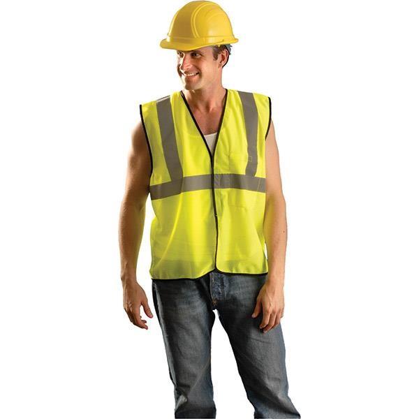 OccuNomix Class 2 Solid Mesh Standard Vests