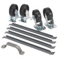 Akro-Mils Steel Cabinet Rail Rack Mobile Kit