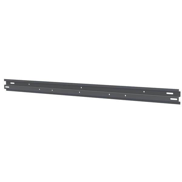 Akro-Mils Steel Rail, 47 13/16"L x 3"H x 5/8"W, Gray