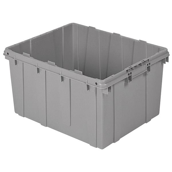 Buckhorn Detached Lid Container, 24"L x 20"W x 12"H, Light Gray