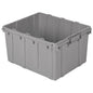 Buckhorn Detached Lid Container, 24"L x 20"W x 12"H, Light Gray