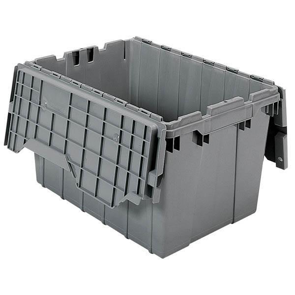 Akro-Mils Attached Lid Containers