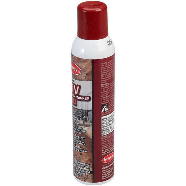 Sprayway RTV Silocone Caulk and Sealant, 8 oz, Red, 6/Case