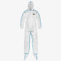 Lakeland ChemMax 2 Bound Seam Coveralls w/ Hood & Boots, 2X-Large, White, 12/Case