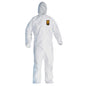 Kleenguard* A20 Breathable Particle Protection Coveralls, w/ Elastic Back, Wrists, Ankles & Hood
