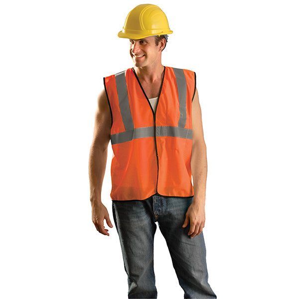 OccuNomix Class 2 Solid Mesh Standard Vests