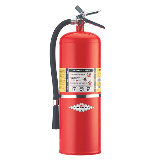 Amerex 20 lb ABC Extinguisher with Aluminum Valve and Wall Hook