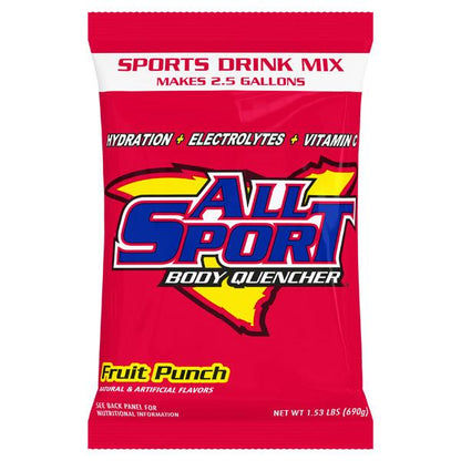 All Sport Body Quencher Powder Pouches