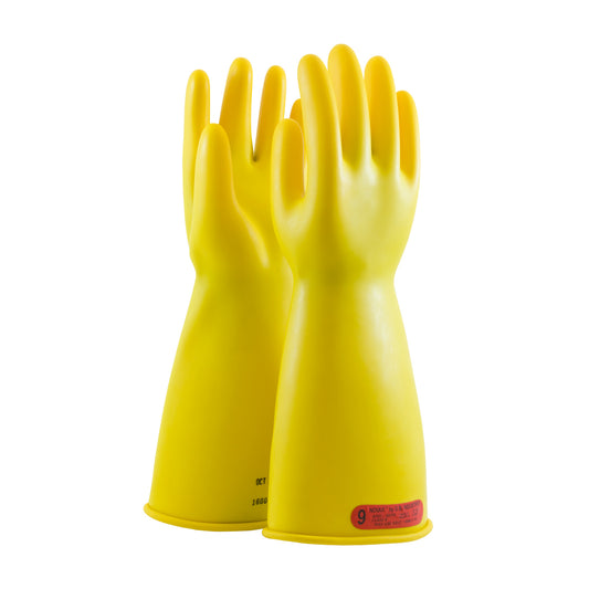 PIP NOVAX 170-0-14 Class 0 Rubber Insulating Glove with Straight Cuff - 14"