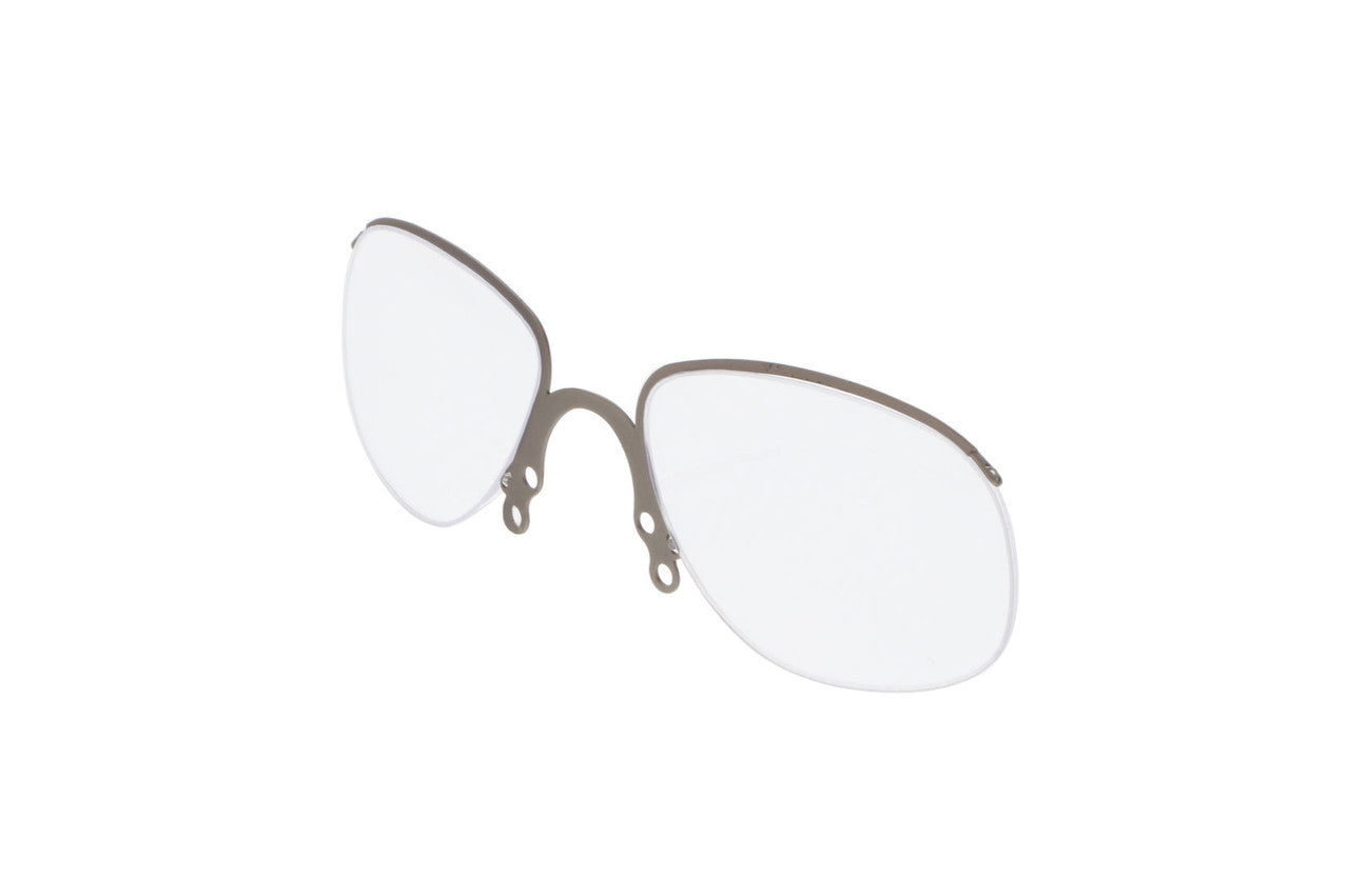 MCR Safety RX - Clear Prescription Inserts, Fits Klondike® KD3 Safety Glasses, Polycarbonate Lenses, Nickel Alloy Frame — manufacturer image 2