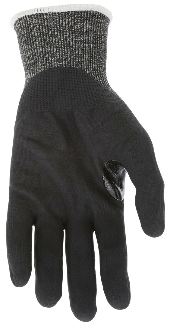 9278NF - MCR Safety CutPro® - 18-Gauge HyperMax® HPPE Shell - Cut, Abrasion, and Puncture Resistant - Nitrile Foam Coated Palm and Fingertips - Reinforced Thumb Crotch for Addition Wear Protection
